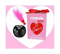 Inedit 180540 Caja Te Quiero Rosa (Dado+Condon+Pluma)