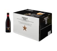 Inedit | Cerveza de Malta y Trigo | Receta Ferran Adrià | Cerveza Blanca con Especias| Caja 24 Botellas 33 cl (Paquete de 6)