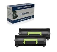 Ineecink Compatible Reemplazo De Cartucho De Tóner Para Lexmark MS421 56F1H00 Para Usar Con Lexmark MS321 MS421 MS521 MS621 MS622 MX321 MX421 MX521 MX621 Impresora,(Negro-15000 Páginas),2 pack