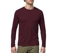 ineepor Lana Merino Camisetas Manga Larga Hombre Deporte Running Basica T-Shirt Protección Solar Cooling Transpirable Reductora Camiseta Gym Crossfit Trabajo