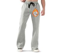 ineepor Pantalon Chandal Hombre Invierno Pantalon Deporte Hombre Forro Polar Cálido Algodon Acampanados Baggy Anchos Casual Running Jogger Cintura Elástica con Bolsillos y Cordón Ajustable XS-5XL