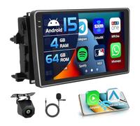 Inefala 4+64G Radio para Toyota Auris 2013-2015 Android 15 mit 9'' In-Cell Pantalla con Wireless Carplay y Android Auto Mirror Link Radio FM/RDS GPS WiFi Bluetooth SWC Cámara Inversa