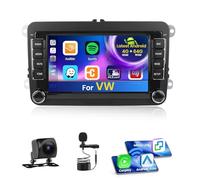 Inefala 4+64G Stereo para VW Golf 5 Golf 6 Skoda Polo Passat Tiguan Touran Android 15 con Wireless Carplay y Android Auto, 7'' Radio Pantalla con Bluetooth 32EQ GPS FM/RDS SWC AHD Cámara Inversa