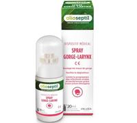 Ineldea Olioseptil Spray Garganta Bio 1 unidad 20 ml | Dispositivo médico, alivia el dolor de garganta, facilita la deglución, miel, propóleos, eucalipto