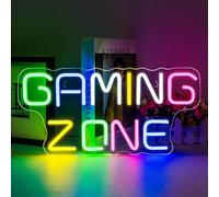 ineonlife Letrero de luz de neón de zona de juegos, letrero de neón regulable para decoración de pared, luz de neón de juegos para niños, letreros LED para juegos, sala de juegos, cueva de hombre