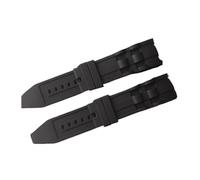 INEOUT 26mm de goma de silicona reloj de reloj de lujo negro de lujo de la pulsera de la pulsera de la pulsera de la correa de reemplazo compatible con Invicta/Pro/Diver Acessories