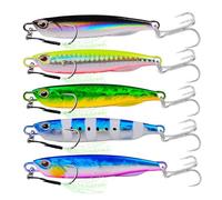 INEOUT 5 Unids/Lote De Anzuelos De Metal, 10g, 15g, 20g, 30g, 40g, 50g, 60g, Señuelos De Pesca Fundidos, Trucha, Aparejos Duros, Pesca, Juego De Jigging(10g)