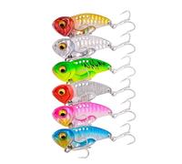 INEOUT 6 Unids/Lote Metal Vib Blade Señuelos De Pesca 5g 7g 10g 12g 14g Long Shot Sinking Spinner Bait Artificial For Lubina Señuelo De Pesca(5g-6pcs)