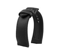 INEOUT Compatible con Breitling Compatible con Omega Compatible con IWC Mark Correa de reloj inferior de caucho amarillo de nailon Correa de 20 mm 22 mm 23 24 mm Correa de reloj impermeable for hombre