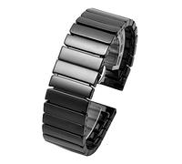 INEOUT Correa de cerámica compatible con Huawei Watch GT2e / GT2 46MM Honor Magic 2 Smart Band Pulsera Correas de acero inoxidable for GT 2e Muñequera(B black,20mm)