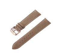 INEOUT Correa De Cuero Con Estampado De Palma, Correa De Reloj De Piel De Vaca Auténtica Hecha A Mano, Pulsera De Reloj For Hombre Y Mujer, Azul, Amarillo, Marrón Y Marrón (Color : Brown yellow rose