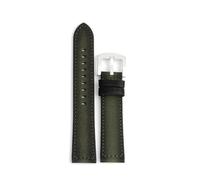 INEOUT Correa De Reloj De Lona De Nailon Hecha A Mano De 20mm, Pulsera De Cinturón Suave Tejida For Hombres Y Mujeres, Correa De Muñeca Deportiva(Green)