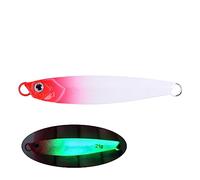 INEOUT Ocean Boat Beach Agua De Mar Pesca Arrastre Metal Jigging Señuelos 60g 80g Cebo For Caballa Española Bass Casting Spoons Jigs(A,60G-96MM)