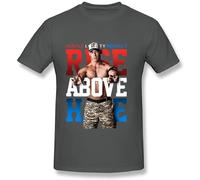 InEoutmdc John Cena Rise Above Hate - Camisetas para hombre, gris, L