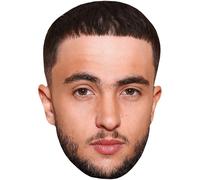 Ines Benazzouz (Beard) Big Head. Máscara más grande que la vida.