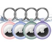 Inesore Clear Case for Apple AirTag 1/2, Waterproof Holder 4 Pack