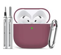 Inesore Compatible with AirPods 4 Case - Deep Purple