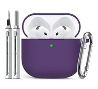Inesore Compatible with AirPods 4 Case - Deep Purple-B