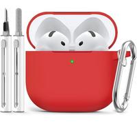 Inesore Compatible with AirPods 4 Case - Noble Red