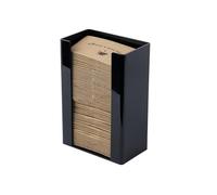 IneVibe Soporte para taza de café, organizador de chaqueta de cuello caliente para almacenamiento a granel, dispensador vertical negro para embragues de café en casa o restaurante, encimera o montaje