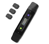 Inex Air Smart Lung Trainer,Breathinex Inex-Air with Screen Display,3 Resistance Levels,for Respiratory Exercise Improve Endurance (Black)