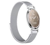 INF 1 correa de reloj de acero inoxidable milanesa compatible con Garmin Lily 2 - Cierre magnético, 18 x 1,4 cm