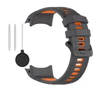 INF 1 correa de reloj de silicona bicolor compatible con Garmin Instinct 3 - Transpirable, con cierre