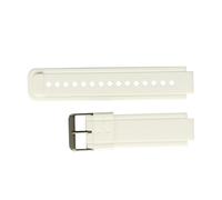 INF 1 correa de silicona blanca para reloj inteligente Garmin Vivoactive, con hebilla, 12 x 9 cm