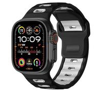 INF 1 correa de silicona elegante compatible con Apple Watch 42, 44, 45, 46, 49 mm, 23 x 1,4 cm