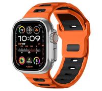 INF 1 correa de silicona elegante compatible con Apple Watch 42, 44, 45, 46, 49 mm, 23 x 1,4 cm