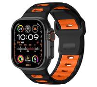 INF 1 correa de silicona elegante compatible con Apple Watch 42, 44, 45, 46, 49 mm, 23 x 1,4 cm