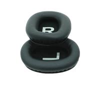 INF 1 par de Almohadillas de Cuero proteico PU para Mpow H12 con Signo LR, fácil de distinguir la posición Izquierda y Derecha, Ajuste preciso, Negro