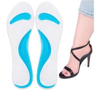 INF 1 par de inserciones antideslizantes para tacones altos: almohadillas de gel para el arco para mujeres, plantillas de soporte para el arco, almohadillas para plantillas de tacón alto