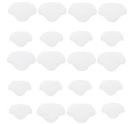 INF 10 pares de parches de protección/reparación del talón para reparación de calzado, 2 tamaños, agarre del zapato del talón, forro acolchado, plantillas autoadhesivas para el talón