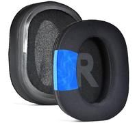 INF 2 almohadillas de gel refrescantes para Plantronics Rig 600 Pro - Negro, terciopelo y piel de proteína, 10,5 x 8 cm