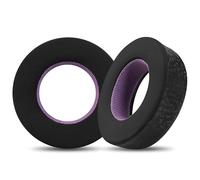 INF 2 almohadillas de refrigeración para auriculares Beyerdynamic DT700 PRO X DT900 PRO X - seda helada, color negro y morado, 9 x 7 cm