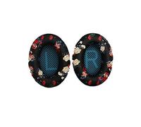 INF 2 almohadillas de repuesto compatibles con auriculares Bose QuietComfort - Proteína de piel y espuma viscoelástica, 9 x 7 cm