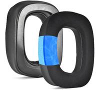 INF 2 almohadillas de repuesto compatibles con Logitech Astro A30 - Negro, franela y esponja de hielo