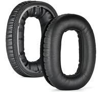 INF 2 almohadillas de repuesto compatibles con Marshall Monitor II - Proteína de piel y espuma viscoelástica, color negro, 9,5 x 7,2 cm