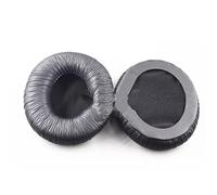 INF 2 almohadillas de repuesto compatibles con Sennheiser HD205 HD205II - Proteína de cuero y espuma viscoelástica 8,5 x 8,5 cm