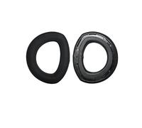 INF 2 almohadillas de repuesto compatibles con Sennheiser HD800 HD800s - Cuero proteína negro, 12,5 x 11 cm