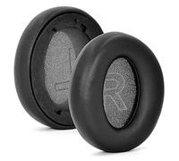 INF 2 almohadillas de repuesto para Anker Soundcore Life 2 Q20 Q20I BT - Proteína de piel y espuma viscoelástica, 9,3 x 7,8 cm