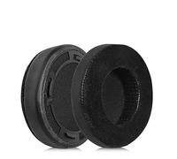 INF 2 almohadillas de repuesto para Hifiman HE300 serie 400 - Negro Proteína Cuero & Terciopelo 10,5 x 10,2 cm