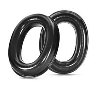 INF 2 almohadillas para los oídos compatibles con Sordin Supreme Pro X - TPU + espuma viscoelástica, color negro, 10,5 x 8,2 x 2 cm