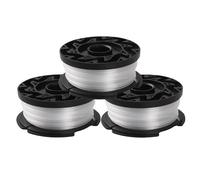INF 3 bobinas de repuesto con hilo para desbrozadora Black Decker AF-100-3ZP - ABS, nailon y acero al carbono, 1,65 cm