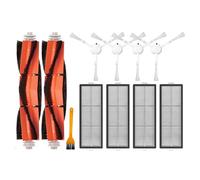 INF Accesorios de Repuesto para Dreame BOT D10 Plus RLS3D, Accesorios de aspiradora, 2 x Cepillo Principal, 4 x filtros, 4 x Cepillo Lateral, 1 x Herramienta de Limpieza