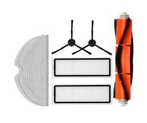 INF Accesorios de Repuesto para Xiaomi Mijia 1C / 2C / Dream F9 / Mop 2 Pro Plus, Kit de Accesorios de Repuesto para Aspiradora, 1 Cepillo Principal, 2 Filtros, 2 Cepillo Lateral, 2 Paño de Fregona