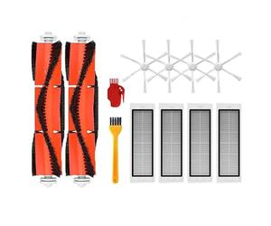 INF Accesorios de repuestos para Xiaomi Mi Robot Vacuum Mop 2 STYTJ03ZHM 12 Piezas, 2 x cepillos de Cabeza, 4 x cepillos Laterales, 4 x filtros HEPA, 2 x Cepillo de Limpieza