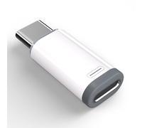 INF Adaptador Lightning (Hembra) a USB-C (Macho), Compatible con USB-A a Lightning y USB-C a Lightning, Diseño Reversible para una fácil conexión