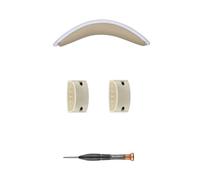 INF Almohadilla para la diadema con pinza de bloqueo y herramienta de desmontaje, piel de proteína + espuma viscoelástica, compatible con Bose QC25, fácil montaje y comodidad suave durante todo el día